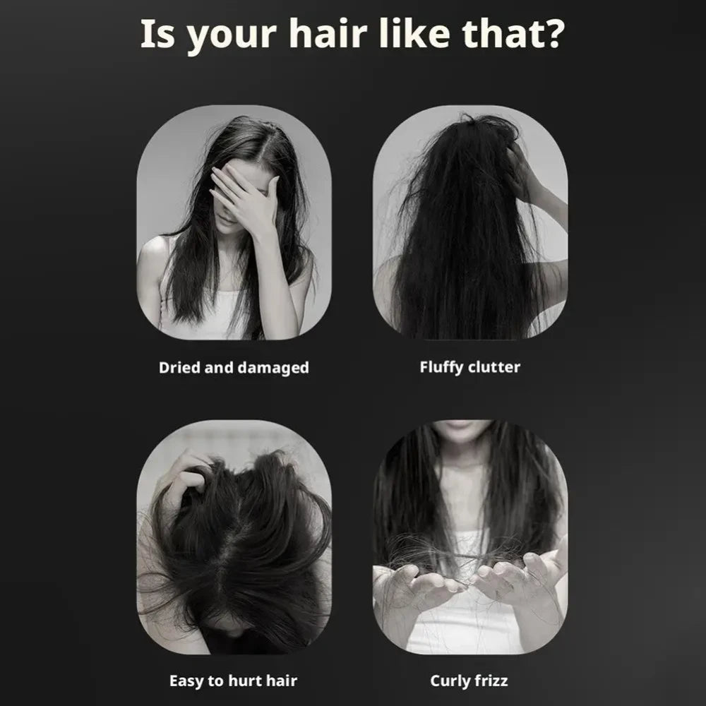 Portable Wireless Hair Straightener Brush