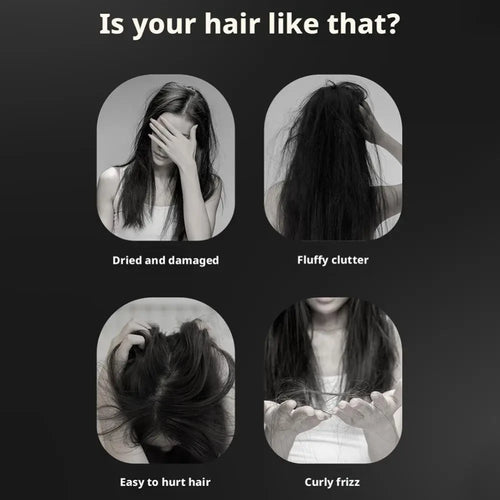 Portable Wireless Hair Straightener Brush
